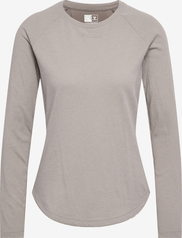Hummel Функциональная футболка 'Vanja' в Серый: спереди