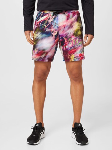 Regular Pantalon de sport 'Melbourne Ergo Graphic' ADIDAS PERFORMANCE en mélange de couleurs : devant