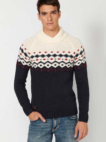 KOROSHI Pullover 'Punto' i blå