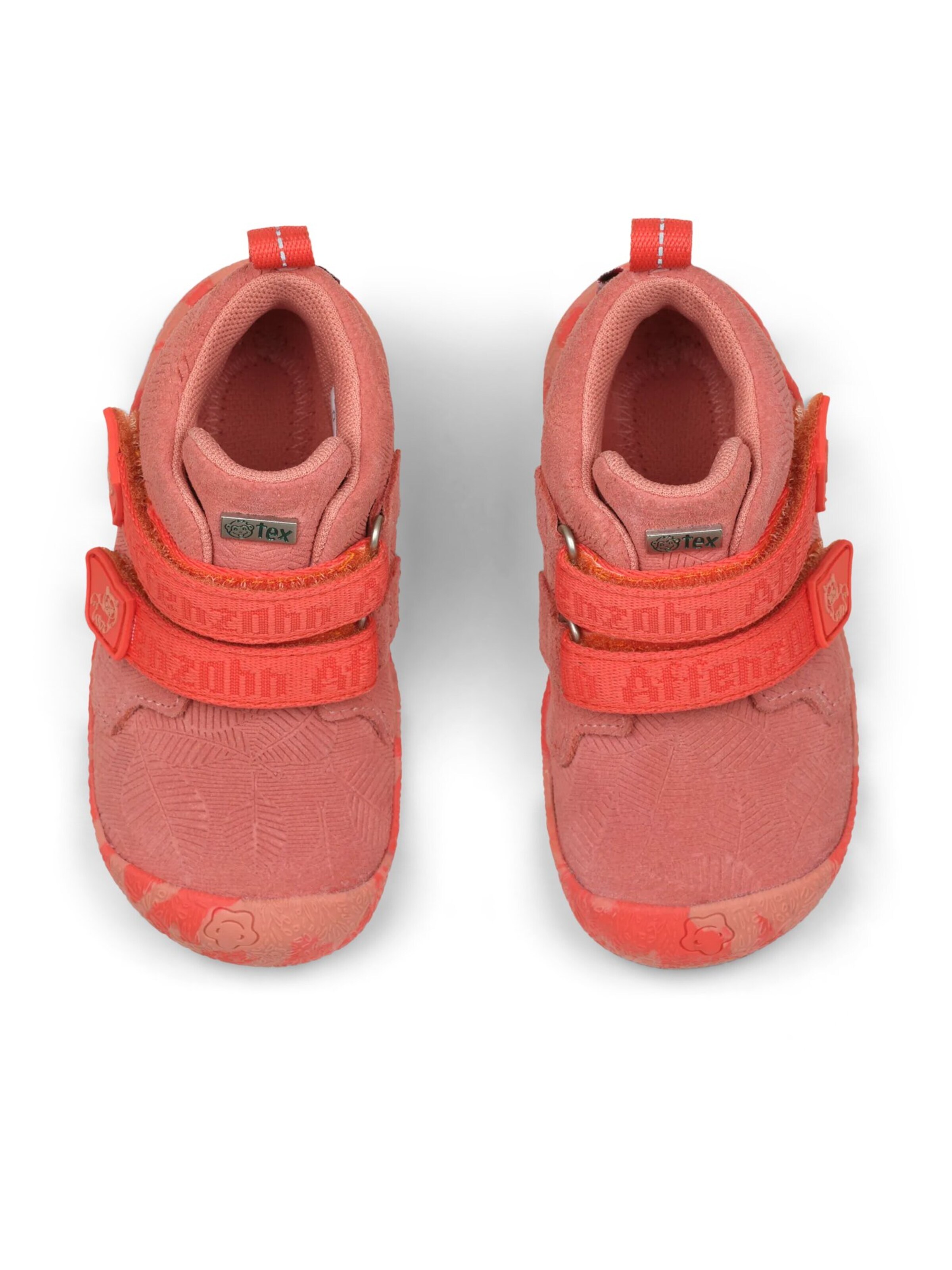 Affenzahn First-Step Shoes 'Lauflernschuh Leder Talky' in Orange