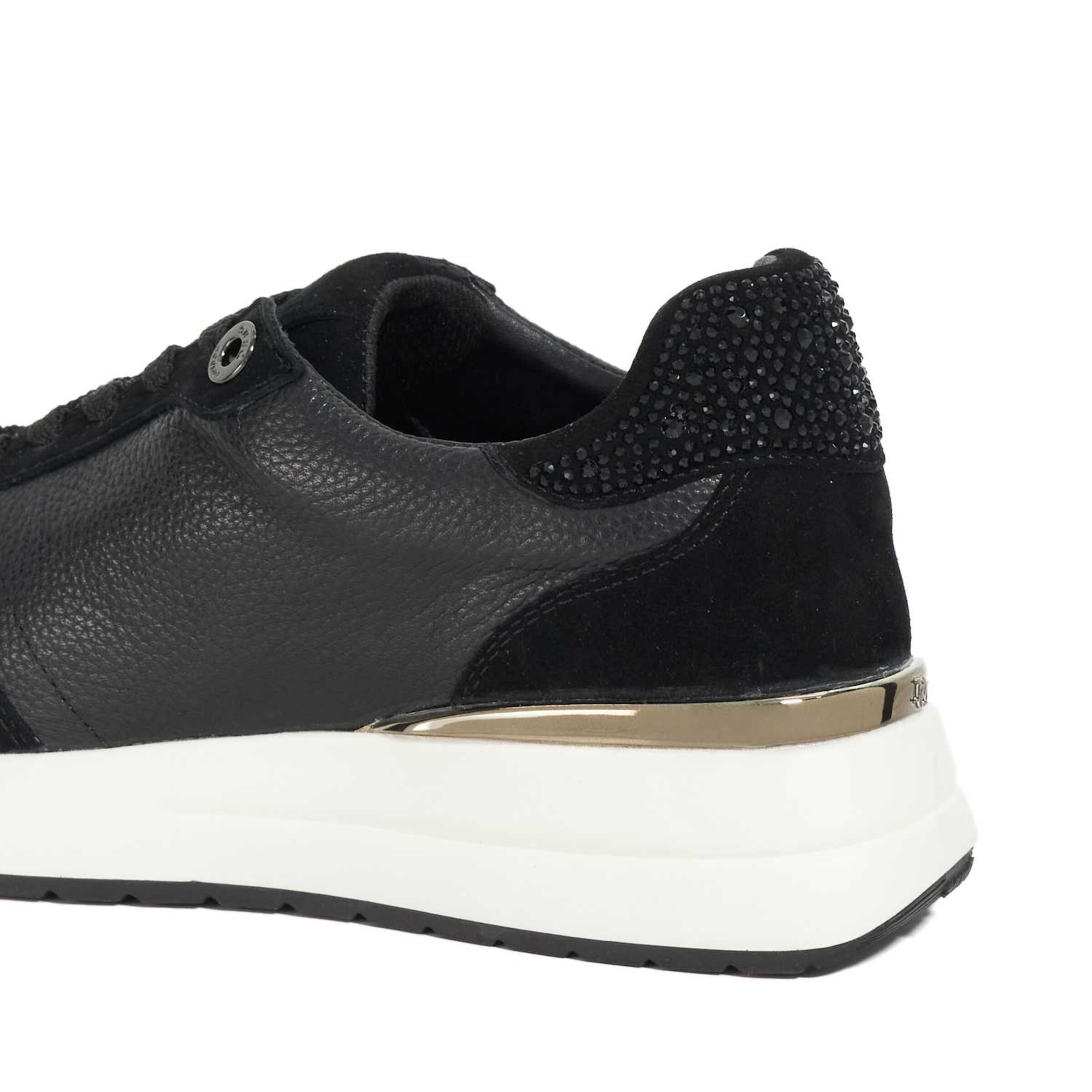 Dune LONDON Sneakers laag 'Emotion' in Zwart