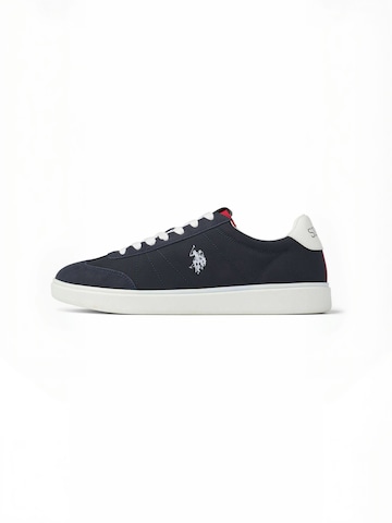 Sneaker low 'UMByron' de la U.S. POLO ASSN. pe albastru: față