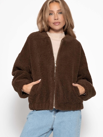 SASSYCLASSY Übergangsjacke in Braun