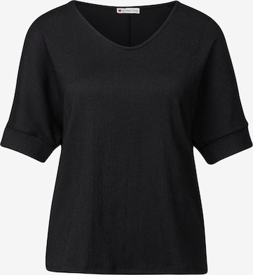 STREET ONE Shirt in Black: front