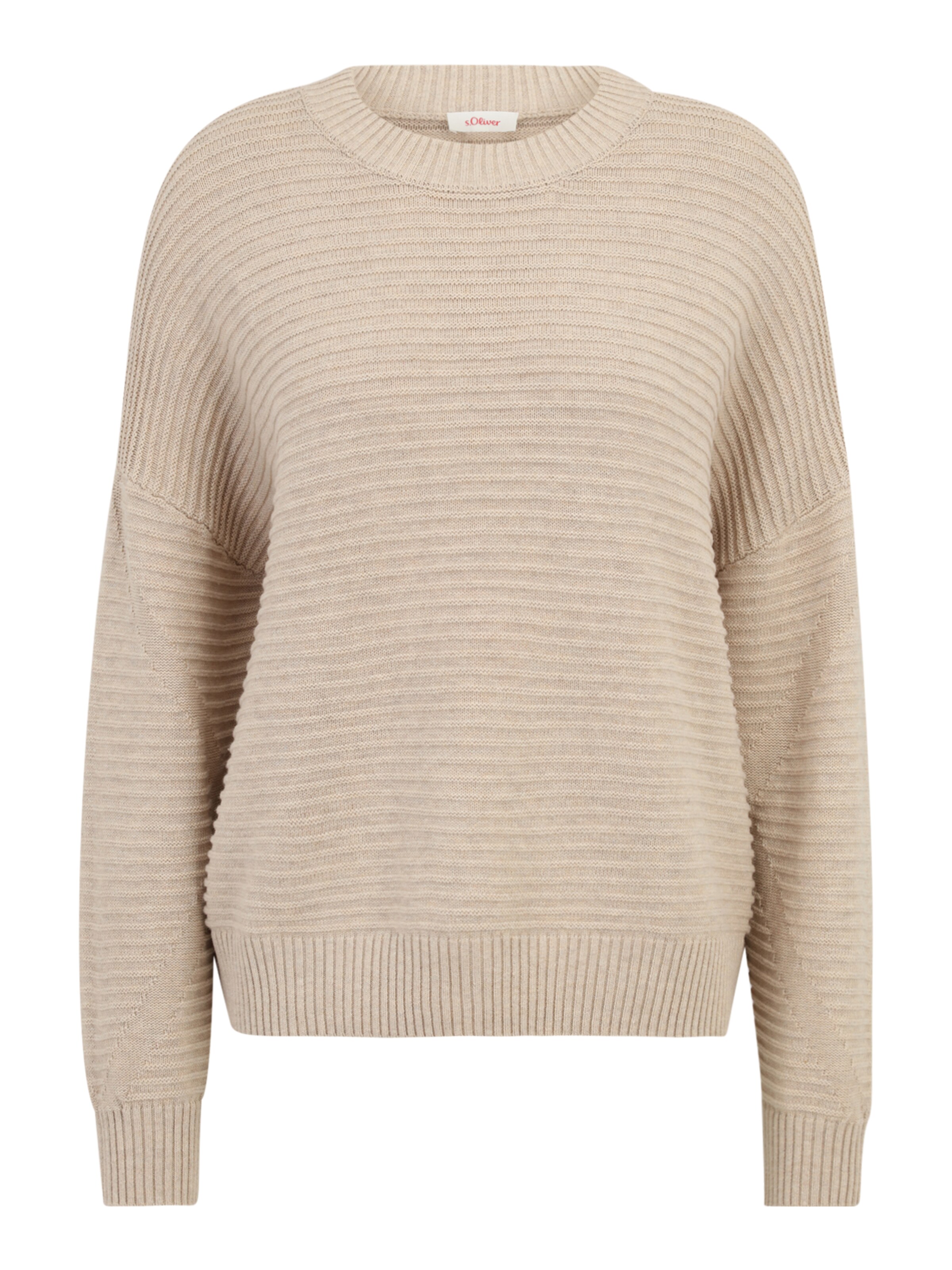 s.Oliver Pullover in Beige: Vorderseite