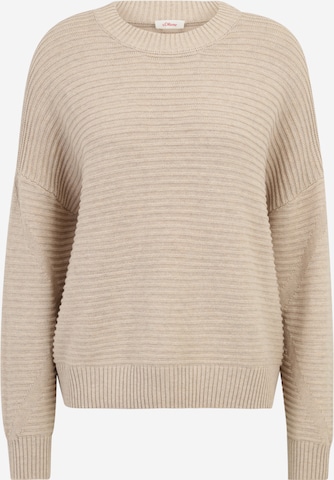 s.Oliver Pullover in Beige: Vorderseite