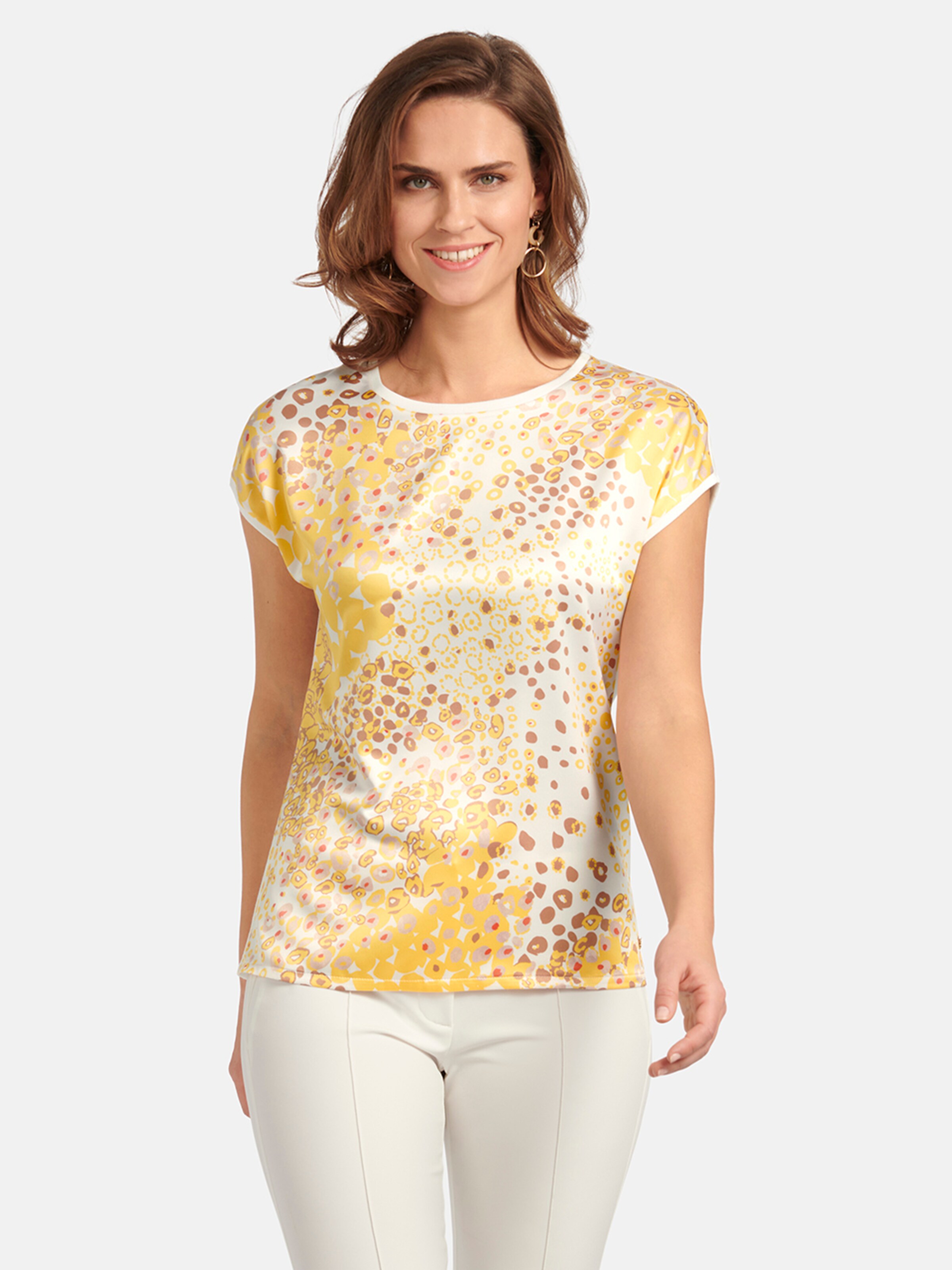 Frauen Große Größen Basler Blusenshirt in Weiß - RN84078 Frauen Große Größen Basler Blusenshirt in Weiß - RN84078