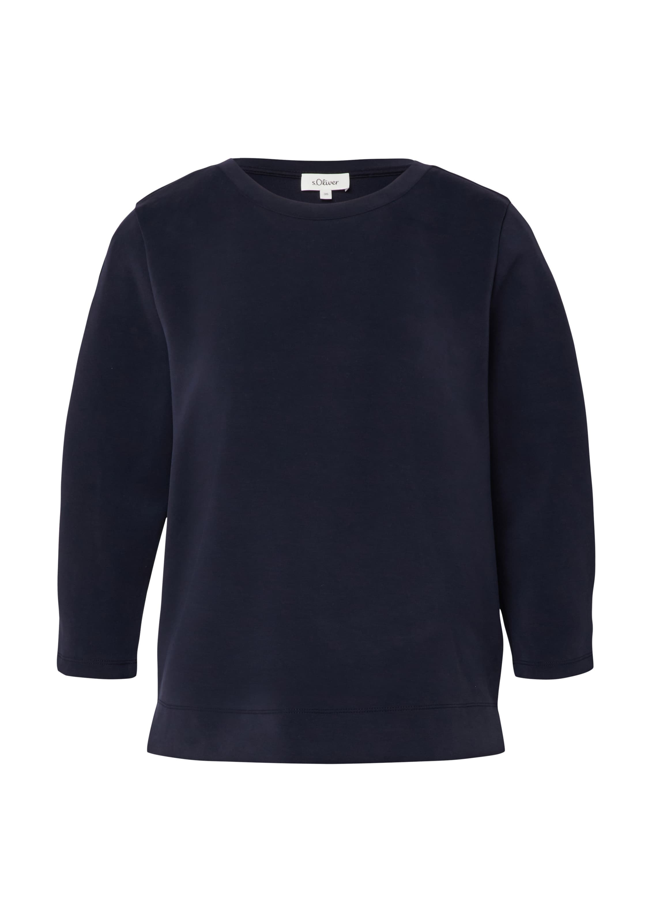 Sweat-shirt s.Oliver en bleu : devant