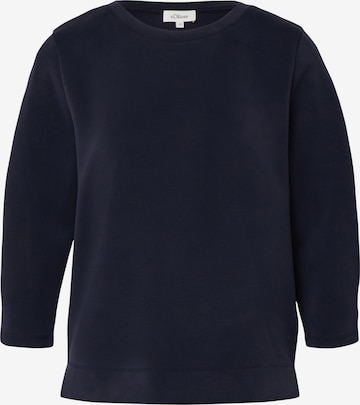 Sweat-shirt s.Oliver en bleu : devant