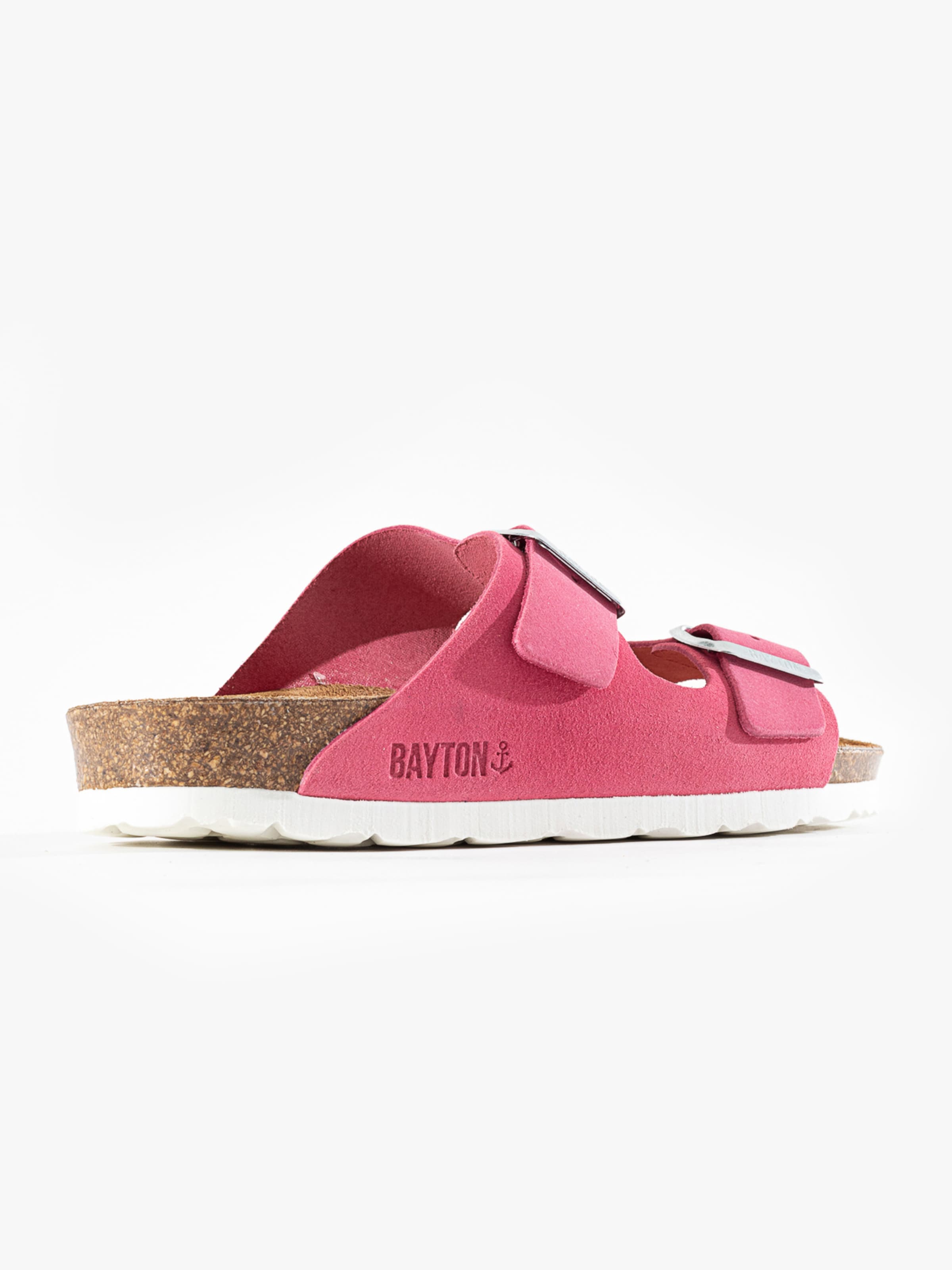 Mule 'Vegan' Bayton en rose : devant