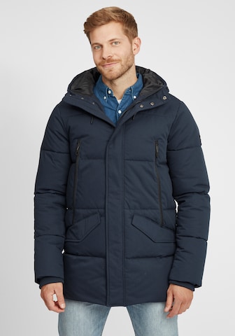 INDICODE JEANS Winterparka 'Cavert' in Blau: Vorderseite