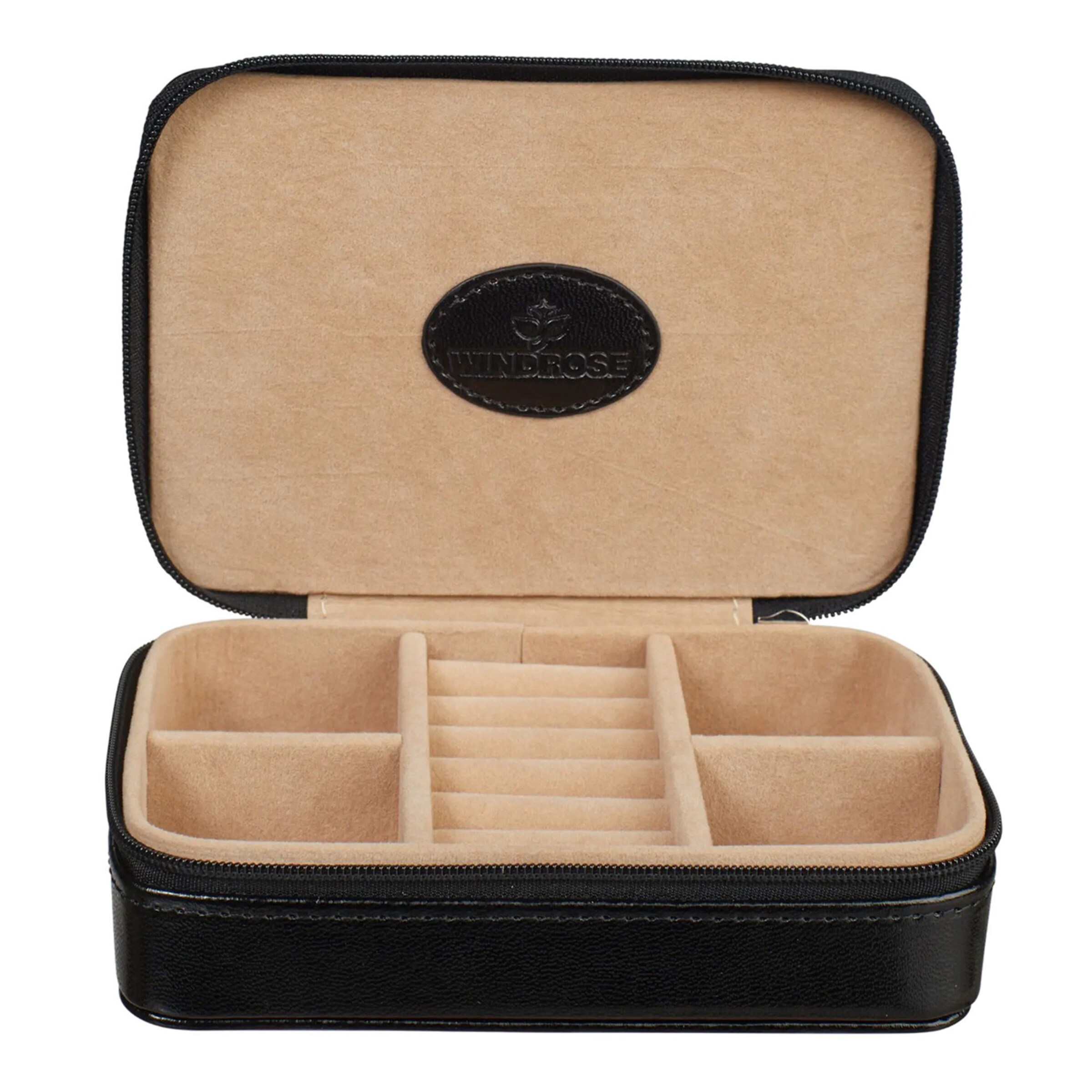 Boîte à bijoux 'Merino' WINDROSE en noir