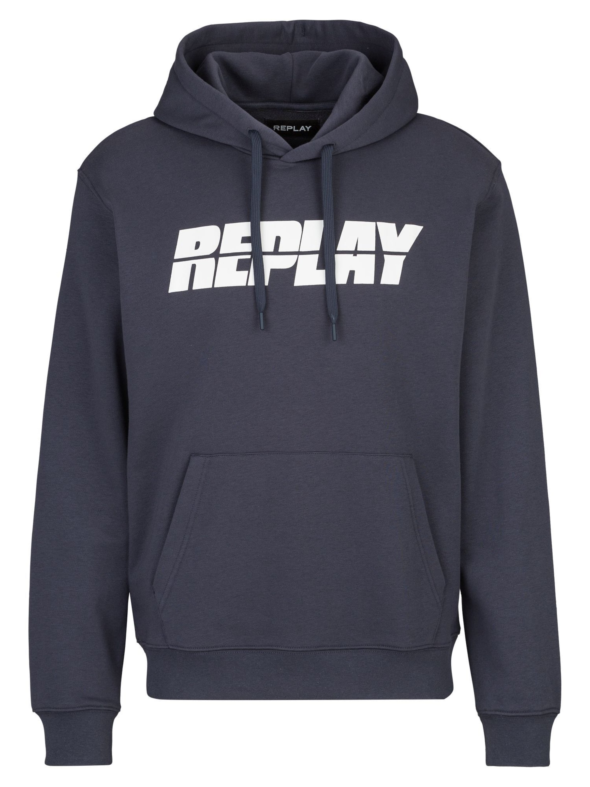 REPLAY Sweatshirt 'French Terry' in Blue: front