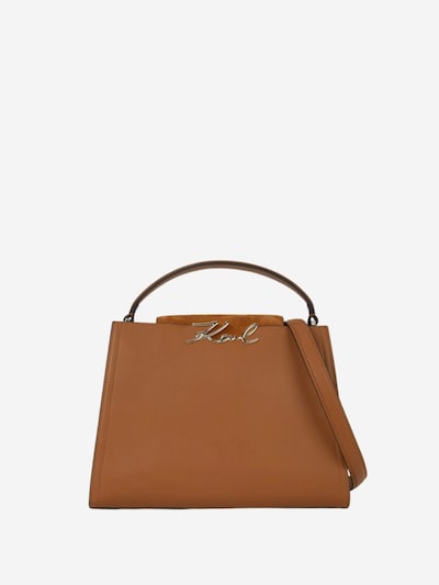 Karl Lagerfeld Sacs à main 'Karl Lagerfeld Sac à poignée supérieure K/Signature Tan Foncé' en One Size en marron, Vue avec produit
