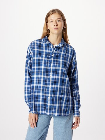 Polo Ralph Lauren Bluse in Blau: Vorderseite