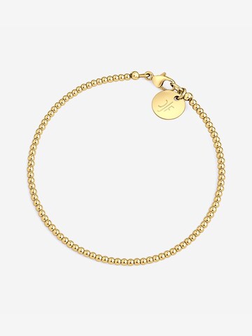 CLASSYANDFABULOUS Jewelry Bracelet 'Kugelarmband 2mm 14k Gold filled/ 14k Roségold filled/ 925 Sterling Silber' in Gold: front