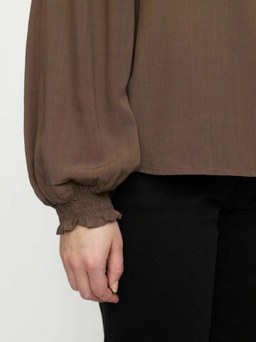 Chemisier 'Anne' Soft Rebels en marron