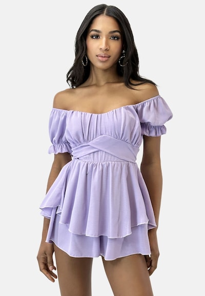 Elara Jumpsuit in lila, Produktansicht