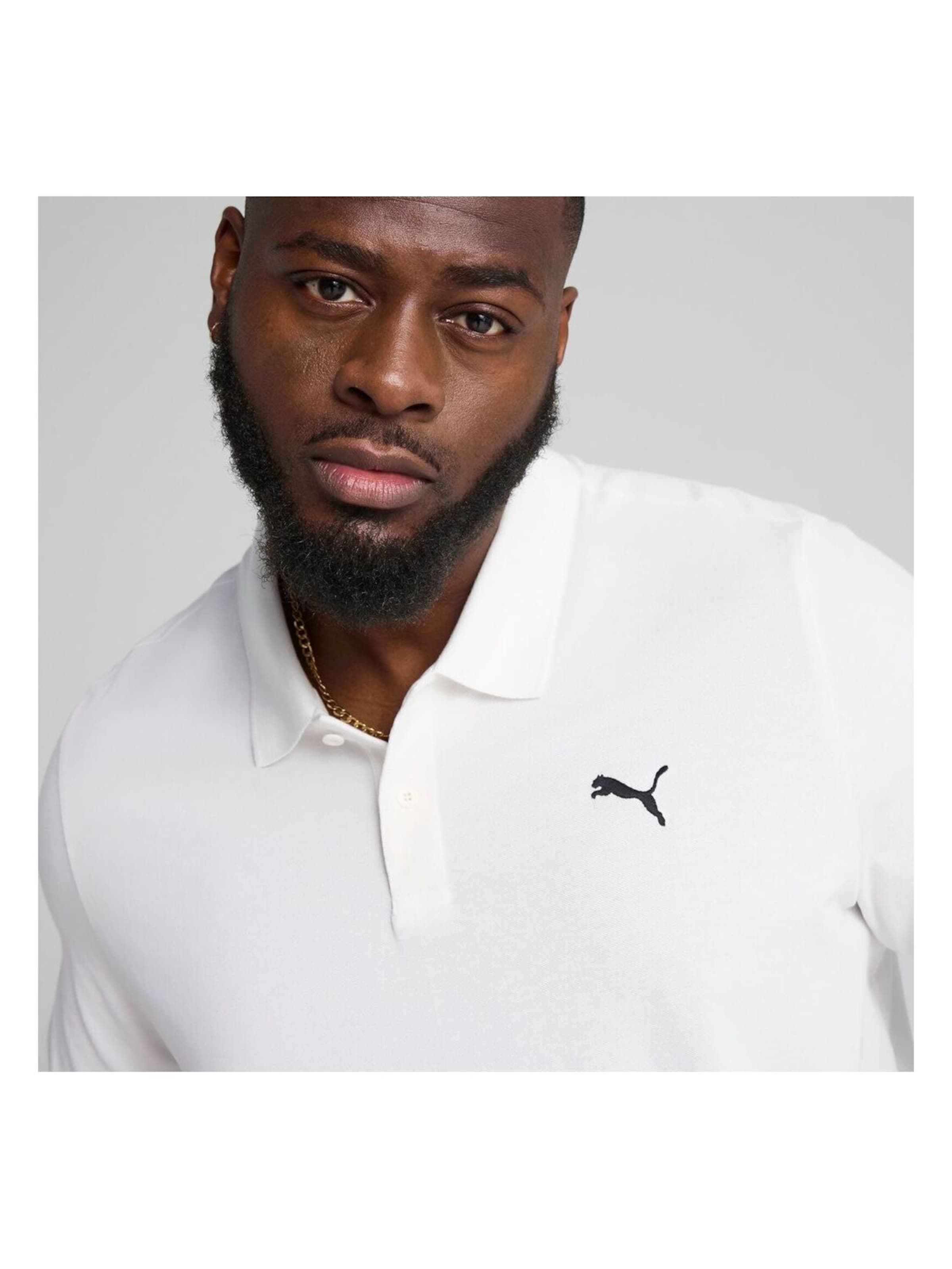 PUMA Shirt 'Puma Ess Pique Polo' in Wit