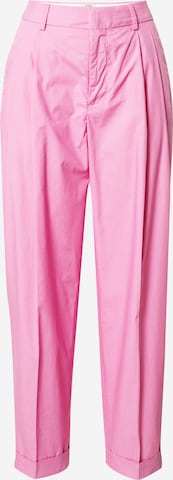 SCOTCH & SODA Loosefit Kalhoty se sklady v pase 'Mila' – pink: přední strana