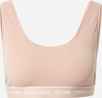 Calvin Klein Underwear Bustier BH i beige: forside