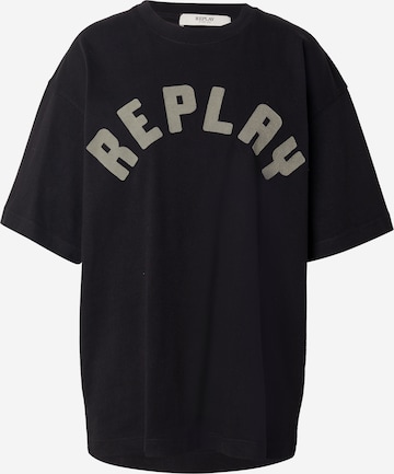 REPLAY Paita värissä musta: etupuoli