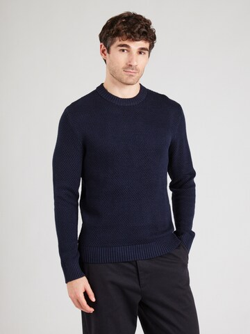 Pull-over 'JOREaton' JACK & JONES en bleu : devant