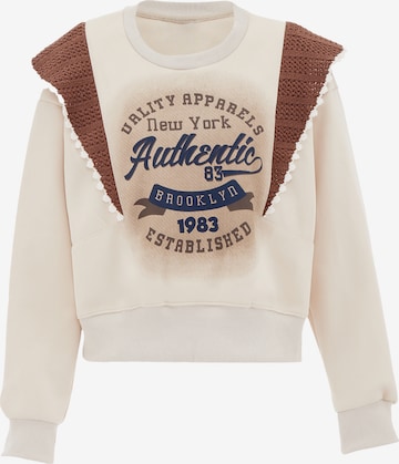 HOMEBASE Sweatshirt in Beige: front