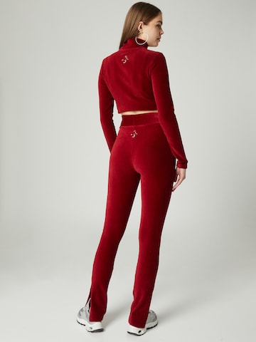 évasé Pantalon 'Aliya' VIERVIER en rouge