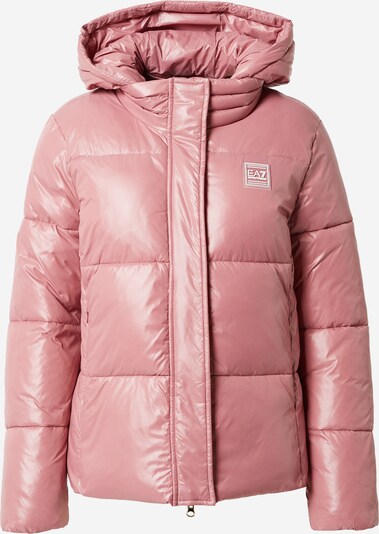 EA7 Emporio Armani Prehodna jakna | staro roza / bela barva, Prikaz izdelka