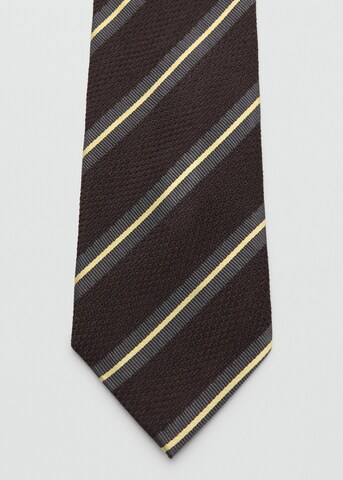 MANGO MAN Tie in Brown