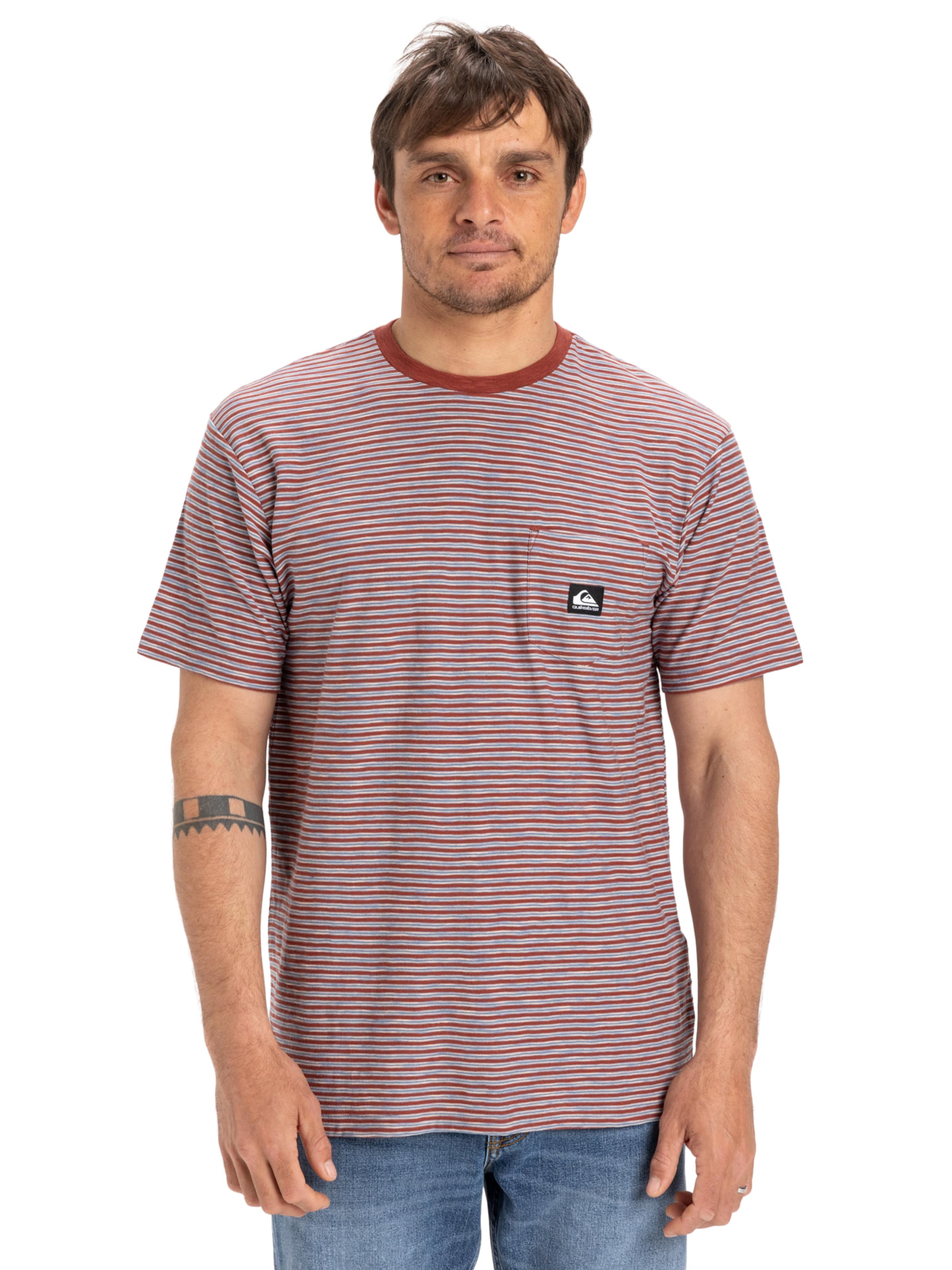QUIKSILVER Shirt 'Kentin' in Brown: front