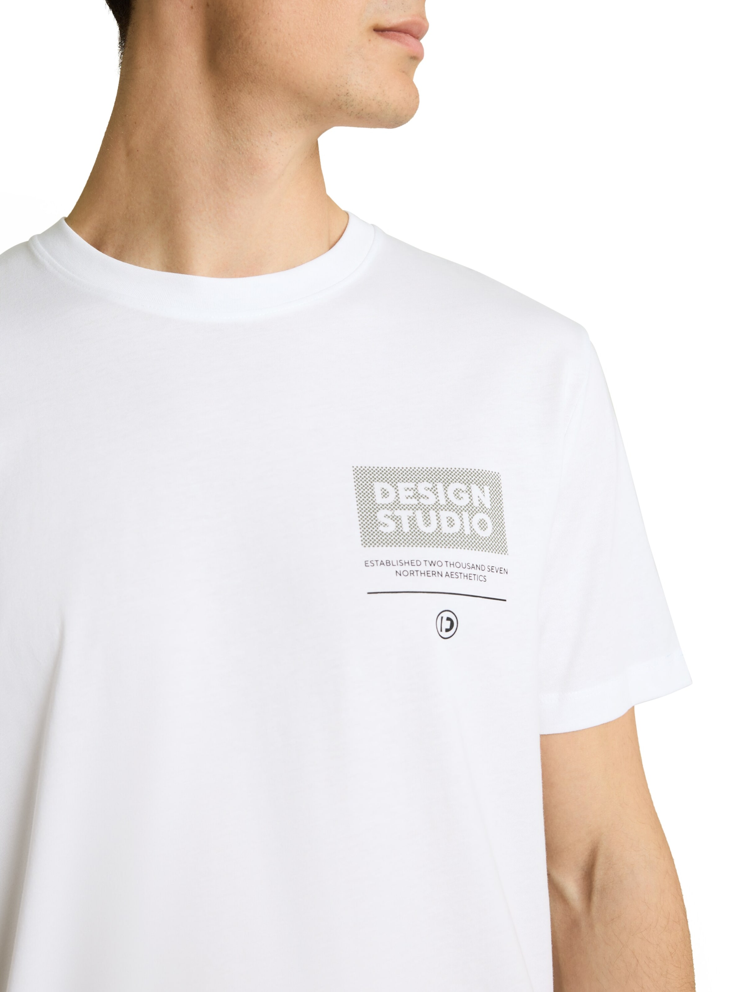 pelēks TOM TAILOR DENIM T-Krekls