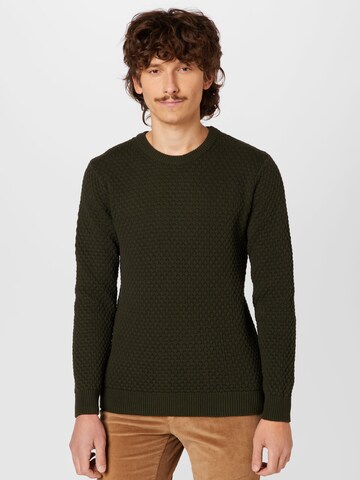 !Solid Pullover 'Clive' in Grün: predná strana