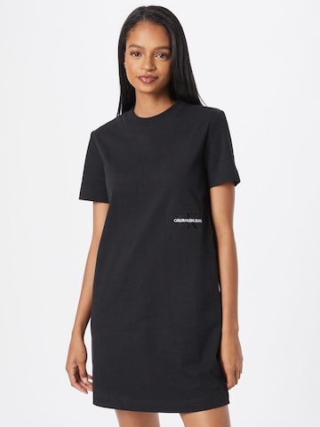 Calvin Klein Kleid in Schwarz: Vorderseite