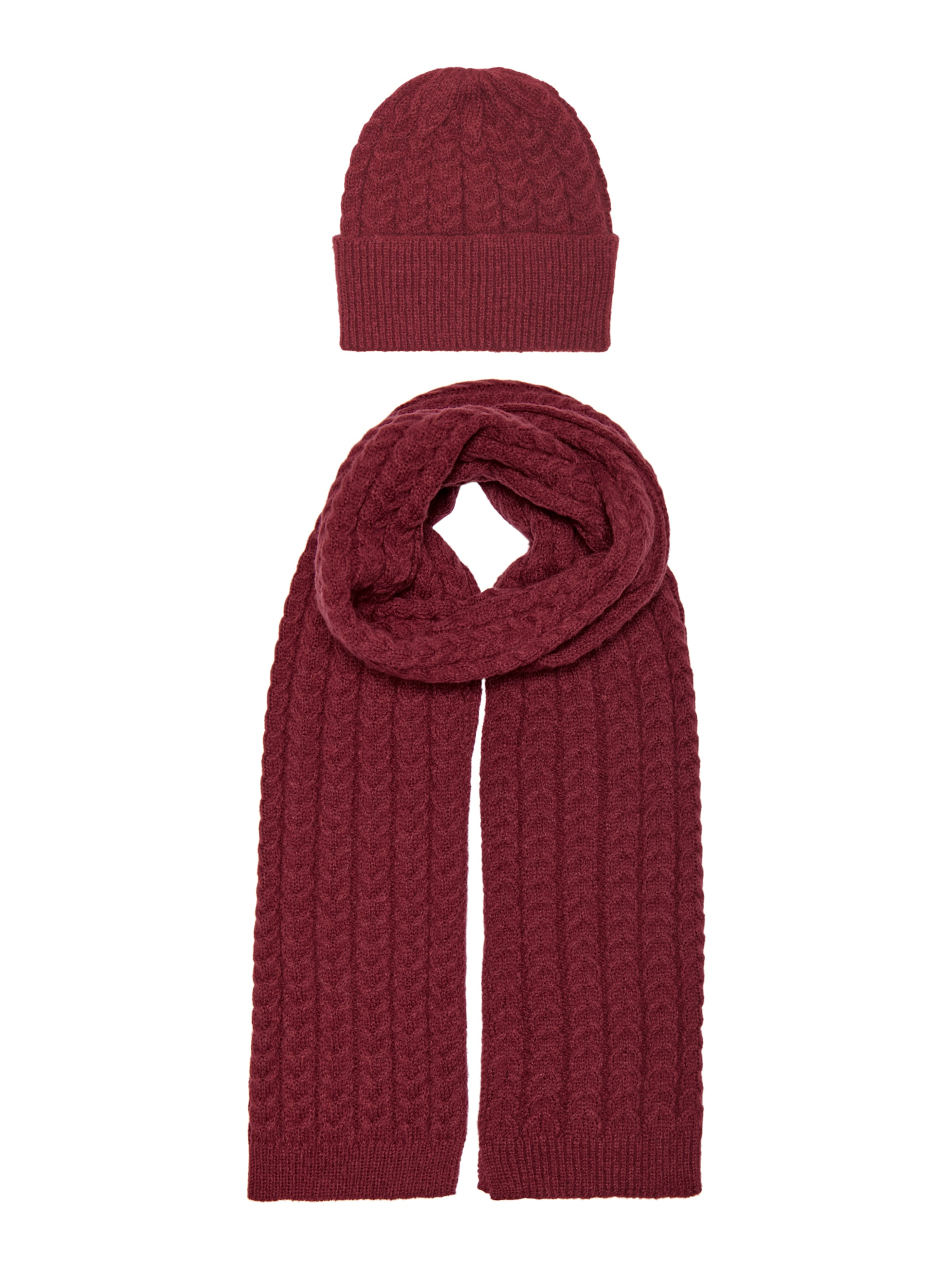 ONLY Beanie &#x27;ONLYASMIN&#x27; in Red: front