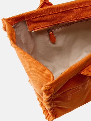PINKO - Malas de tiracolo 'PINKO BEACH SHOPPER CANVAS BORSA' em laranja