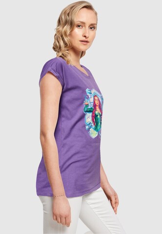 ABSOLUTE CULT T-Shirt 'Aquaman - Mera Geometric' in Lila