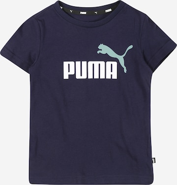 T-Shirt 'ESSENTIAL' PUMA en bleu : devant