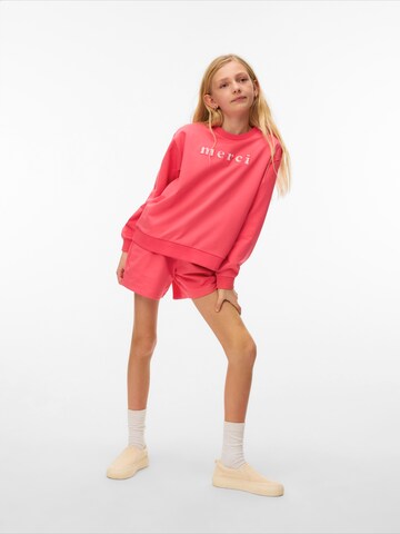 Vero Moda Girl Regular Housut 'VMLINE' värissä punainen