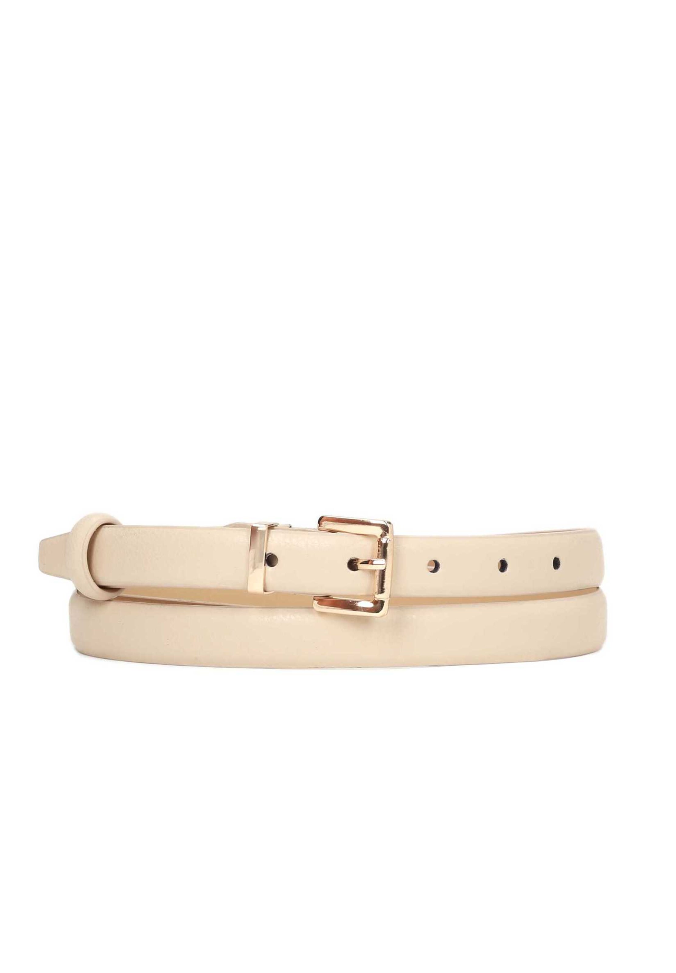 Kazar Riem in Beige: voorkant