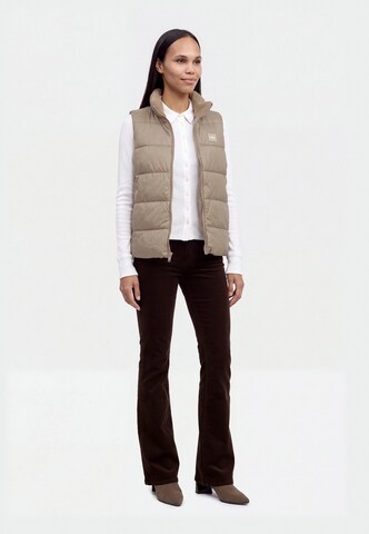 Gap Petite Vest, värv beež: külje pealt