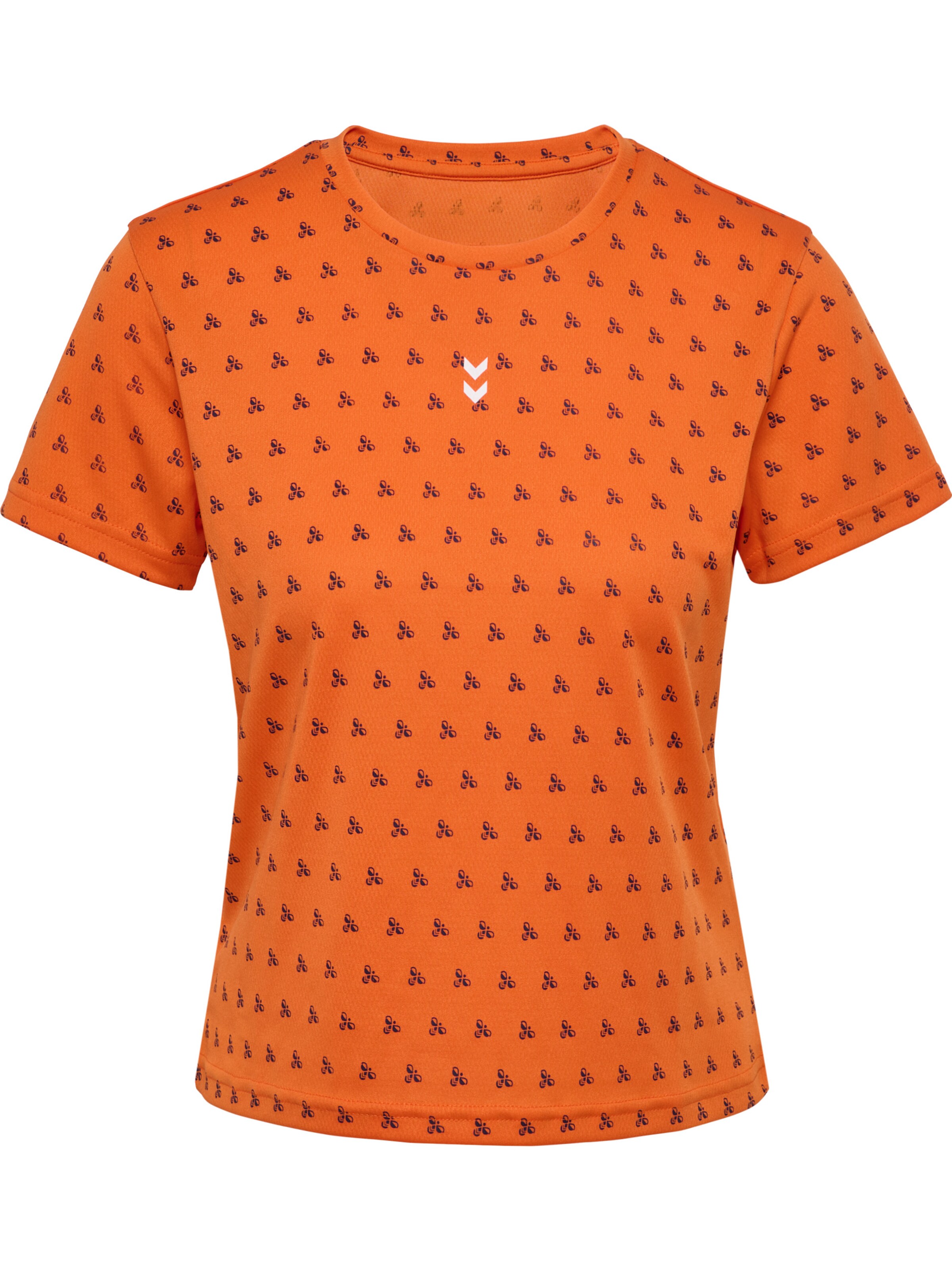 T-shirt fonctionnel Hummel en orange : devant