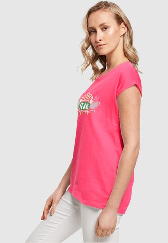 T-shirt 'Friends - Central Perk Christmas Lights' ABSOLUTE CULT en rose