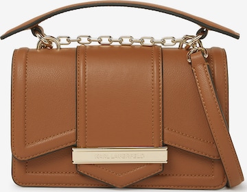 Karl Lagerfeld Umhängetasche 'NOVA' in Braun: Vorderseite