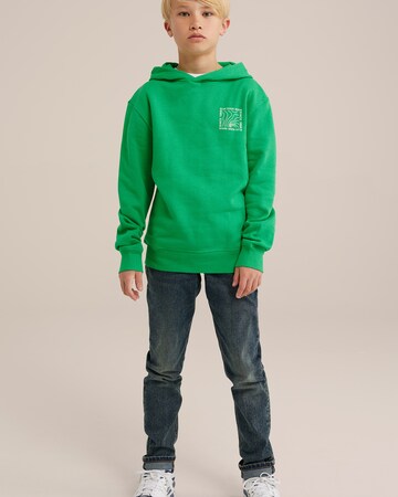 WE Fashion Sweatshirt in Grün