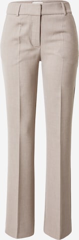 FIVEUNITS Regular Pleated Pants 'Clara' in Beige: front