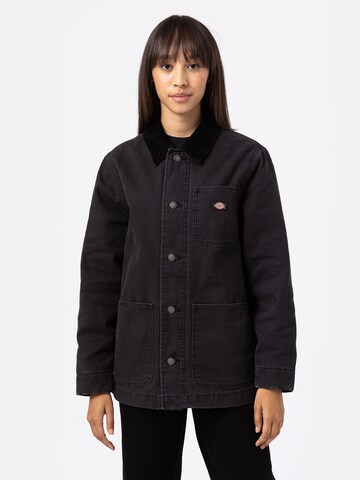 DICKIES Übergangsjacke in Schwarz: predná strana