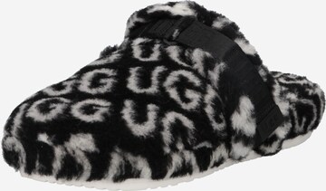 UGG Slippers in Black: front