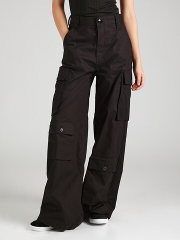 G-Star RAW Loose fit Cargo trousers 'Mega' in Black: front